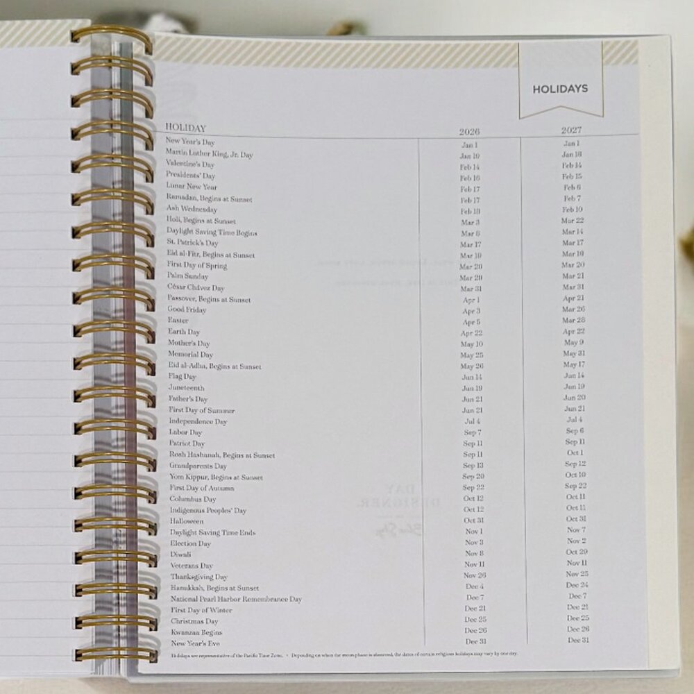 2026 Planner Set - Aurora Harvest Gradient | Bella Rosa Maria Boutique Exclusive - Picture 13 of 14